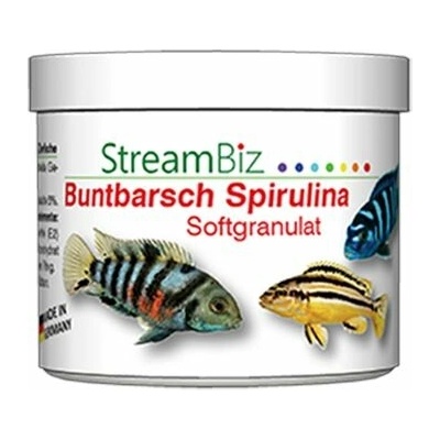 StreamBiz Cichlid Spirulina soft granulat 230 g