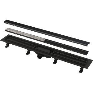 Alcadrain ЛИНЕЕН ПОДОВ СИФОН ПЛАСТ. 550мм simple apz19black-550 ф40 alcaplast (apz19black-550)
