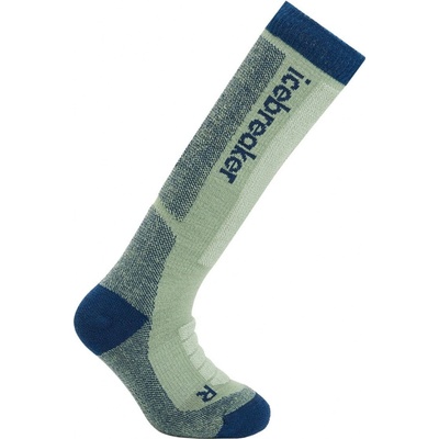 Icebreaker Kids Ski+ Medium OTC, Seaglass/Atlantis/Snow