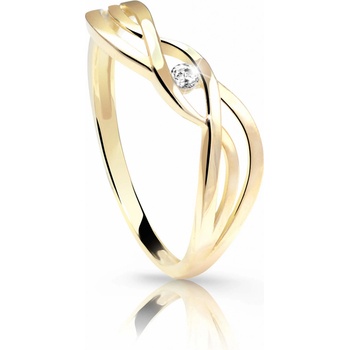 Cutie Jewellery jemný prsteň zo žltého zlata Z6712 1843 10 X 1