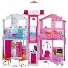 Mattel Barbie domeček 3 poschodí - vilový dům DLY32