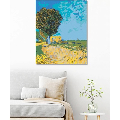 Zuty Malování podle čísel ALEJ V ARLES S DOMY VINCENT VAN GOGH