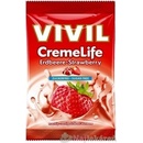 VIVIL BONBONS CREME LIFE Strawberry drops so smotanovo jahodovou príchuťou bez cukru 60 g