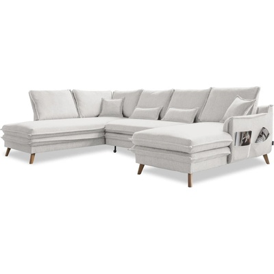 Miuform Бежов разтегателен ъглов диван (ляв ъгъл/"U" форма) Charming Charlie - Miuform (1745ETS509)