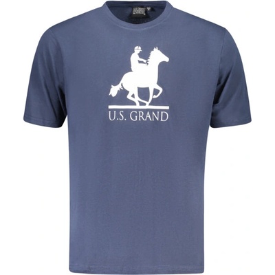 U. s. grand polo Мъжка тениска с къс ръкав us grand polo, Размер 2xl, Цвят Синьо (au02646_bl1navy)
