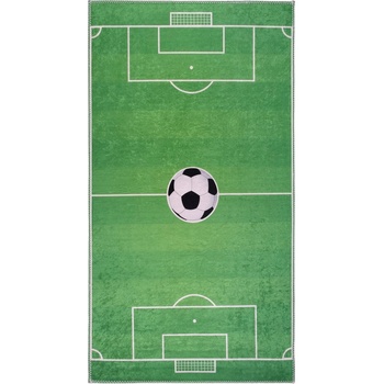Vitaus Зелено детско килимче за игра подходящо за пране 80x120 cm Soccer Time - Vitaus (KRN-KID-2012-80x120)