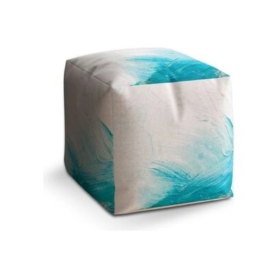 Sablio Taburet Cube Abstraktní barvy: 40x40x40 cm