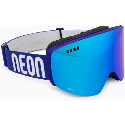 Neon Скиорска маска Neon Light blue/royal/mirror blue