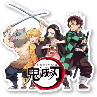 Demon Slayer Samolepka Demon Characters
