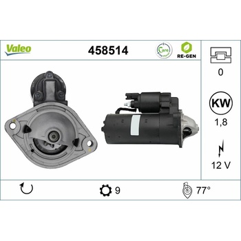 Startér VALEO 458514