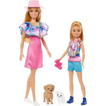 Mattel Mattel Barbie - Комплект кукли с 2 домашни кучета (HRM09) (96690)