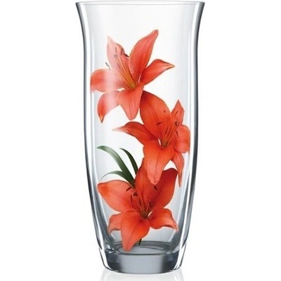 Crystalex Skleněná váza 255 mm – Zboží Dáma