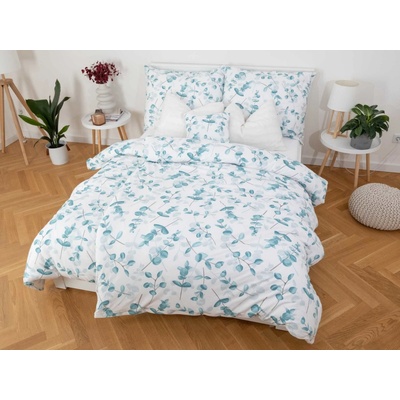 MKLuzkoviny.cz povlečení Mako jersey Eukalyptus 220x200 70x90 – Hledejceny.cz