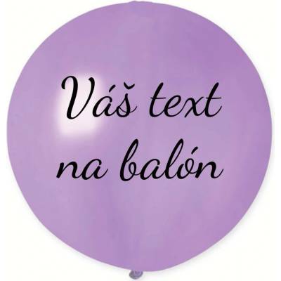 Personal Svet balonku Balón s textem Levandulový 80 cm