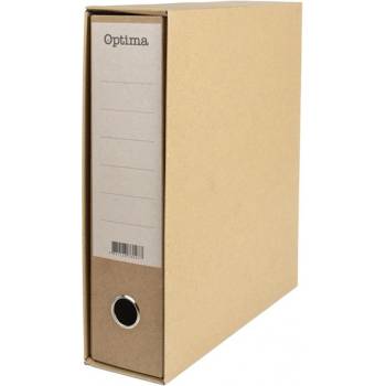 Optima Органайзер за папки с калъф optima a/4 75 мм, естествен 24267 (24267)