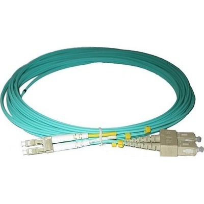 XtendLan FOP-LCSC-D-10-50-OM3 Patch, optický, LC-SC, PC, 50/125, duplex, 10m