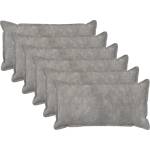vidaXL Калъфка за възглавница 6 pcs HOUTEN Светлосиво 40 x 80 cm (918269)