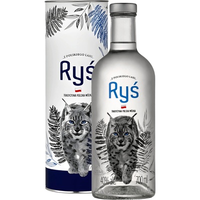 Dębowa Vodka Crystal Rys 40% 0,7 l (tuba)