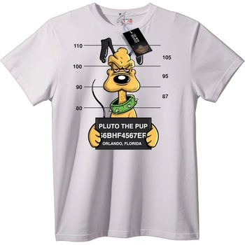 NOONEBRAND Тениска Плуто Mugshot - 2XL, Black