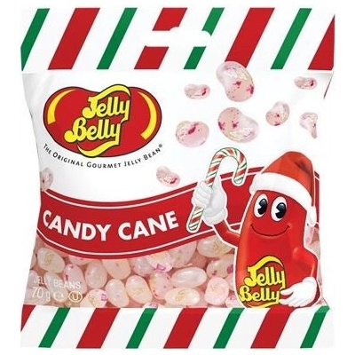 Jelly Belly žvýkací bonbonky s příchutí vánočního lízátka Candy Cane 70 g