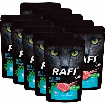 Rafi Cat Sterilised Paté with Lamb 10 x 100 g