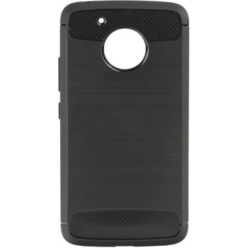 Forcell Противоударен Силиконов Калъф за LENOVO Moto G5, FORCELL Carbon Case, Черен (5901737853592)