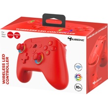 SUBSONIC by SUPERDRIVE Wireless LED Nintendo Switch červený SA5633-3