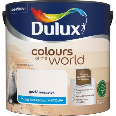Dulux Latexová farba na steny 2,5 l Garść Muszelek matná