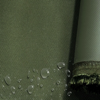 Nepremokavá látka Kodura hrubá 1680D, farba khaki, metráž 150 cm