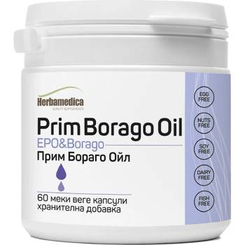 Herbamedica Prim Borago Oil, 60 капсули, Herbamedica