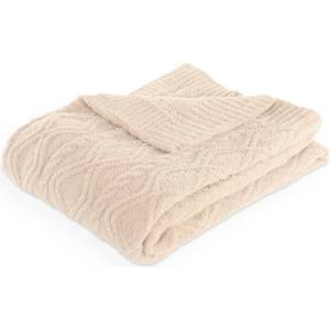 Tiseco Home Studio Одеяло от микроплюш в цвят слонова кост 130x170 cm Aspen - Tiseco Home Studio (3693IVORY)