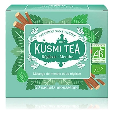 Kusmi Tea Bylinný čaj lékořice s mátou 20 sáčků 24 g