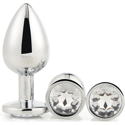 DreamToys Gleaming Love Silver Plug Set комплект анални разширители Silver Plug Set