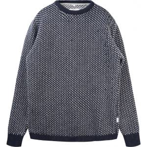 LAKOR Мъжки вълнен пуловер LAKOR Jysk Knit Jumper - Navy (005-7420-0113)
