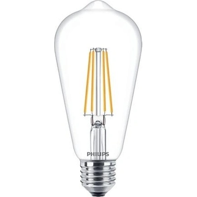 Philips LED žárovka Classic LEDBulb FILAMENT 7W 60W E27 827 ST64 CL G ND 806Lm 52455
