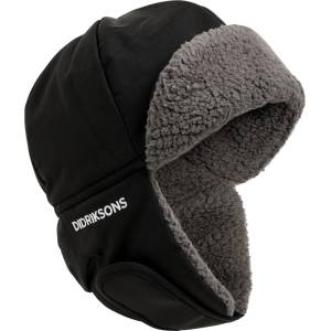 Didriksons Детска зимна шапка (beanie) Didriksons Kid's Biggles Cap Beanie - Black - размер 54 cm (904-6540-0213)