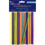dpCraft Creative sticks DPCRAFT round colorful 15cm 50pcs Dalprint