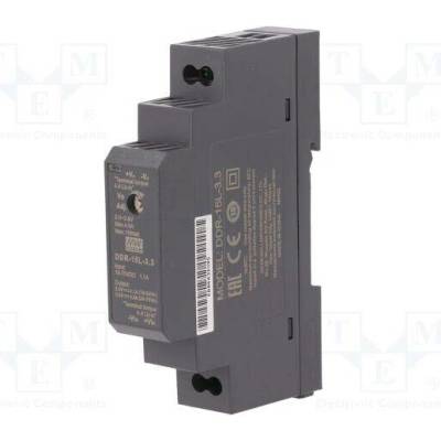 MEAN WELL DDR-15L-3.3 Měnič: DC/DC; 15W; Uvst: 18÷75VDC; Uvýst: 3,3VDC; Ivýst: 4,5A; DDR