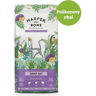 Harper and Bone Cat Adult příchutě farmy 5 kg
