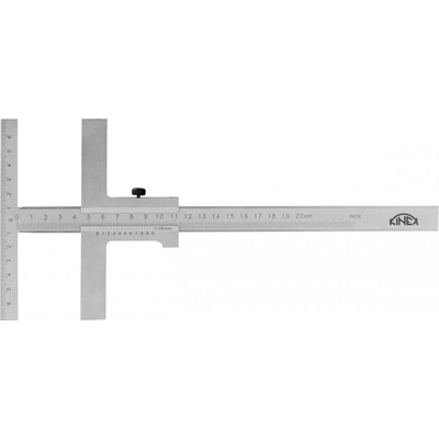 KINEX Posuvné měřítko na rýsování paralelní 0,05 mm 200/140 mm KI6007-02-200