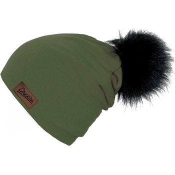 Drexiss čepice s bambulí CHLUPÁČ khaki