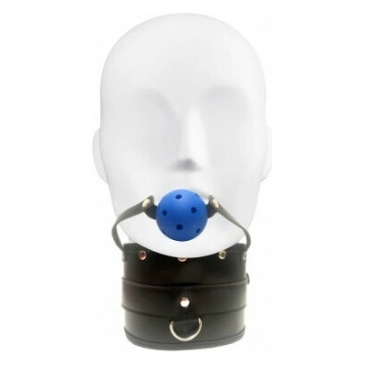 KOŽENÝ BONDAGE OBOJOK S GUĽOVÝM ROUBÍKOM