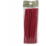 Sibel Flexi Mousse Curlers Long Red 24 cm x 12 mm 12 ks