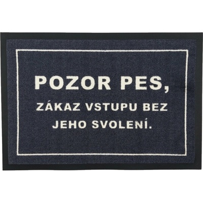 GDmats so psím dovolením Šedá 40x60 cm