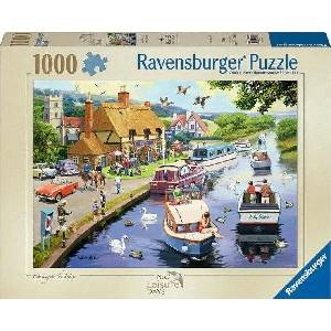 Ravensburger Пъзел Ravensburger от 1000 части - Вечер на Реката (12000289)