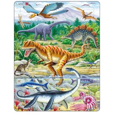 Larsen - Пъзел: Животни - "Динозаври" - 35 части, голям