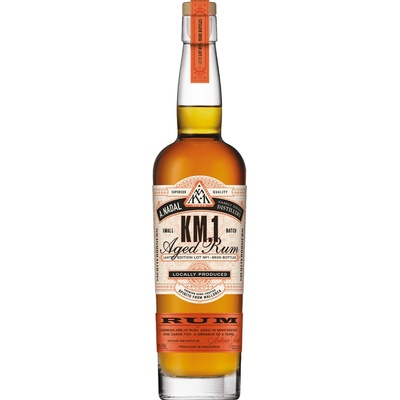 RUM KM.1 PREMIUM MEDITERRANEAN 40% 0,7 l (čistá fľaša)