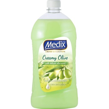 MEDIX Cream Collection Creamy Olive САПУН ПЪЛНИТЕЛ ЗЕЛЕН 800МЛ