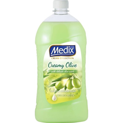 MEDIX Cream Collection Creamy Olive САПУН ПЪЛНИТЕЛ ЗЕЛЕН 800МЛ