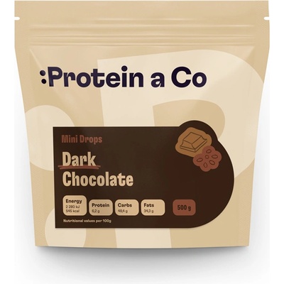 Protein & Co. Hořká 54% mini pecky 500 g